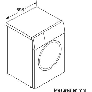 Lave linge hublot 							BOSCH				WGG244FRFR Serenity
